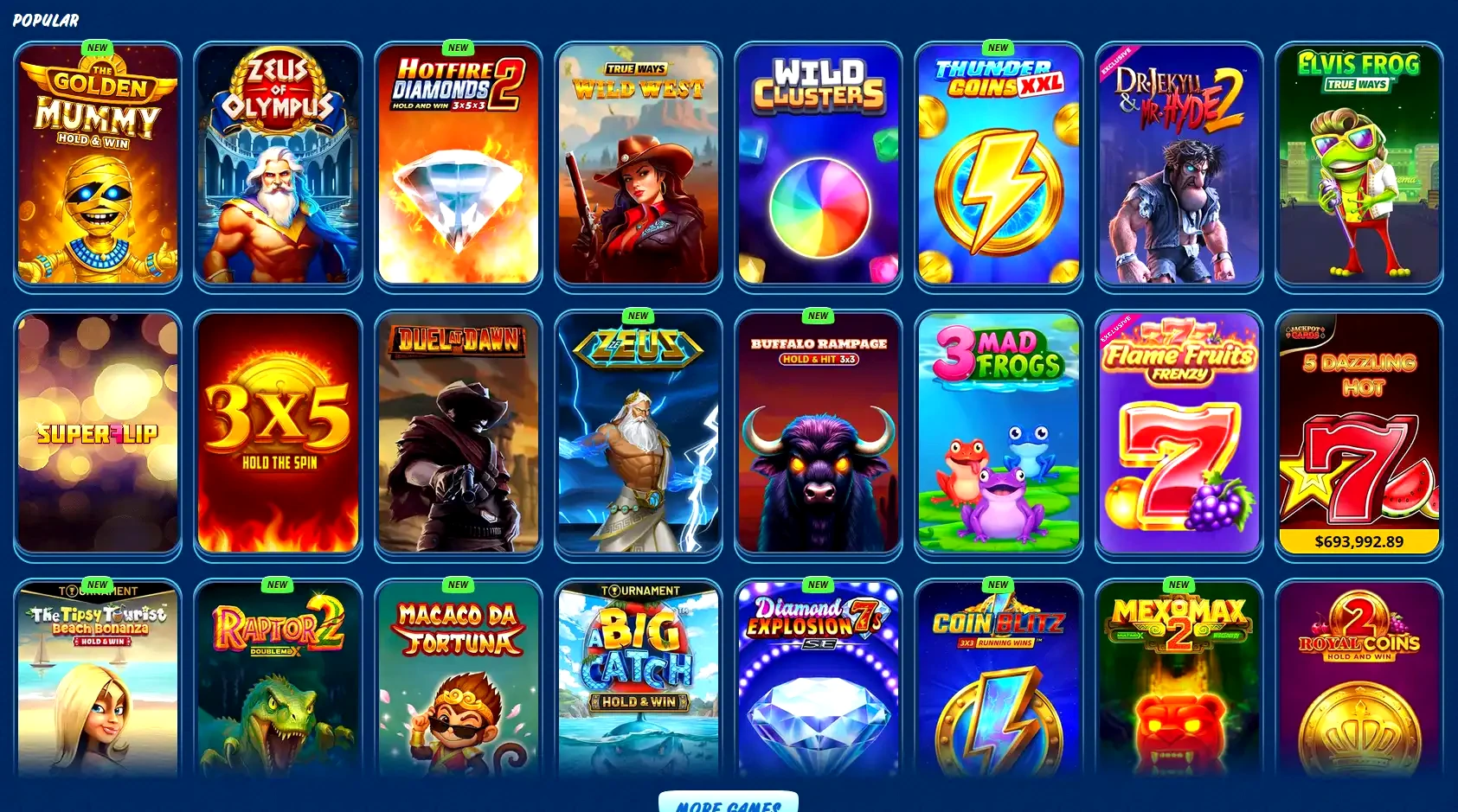 Voltslot mobiel casino interface op smartphone